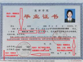 河南省2024年新版技师学院毕业证样本及亮点解读