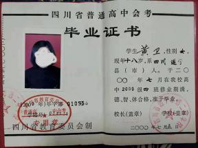 2001年高中毕业证样本（2001年高中毕业证是什么样的）